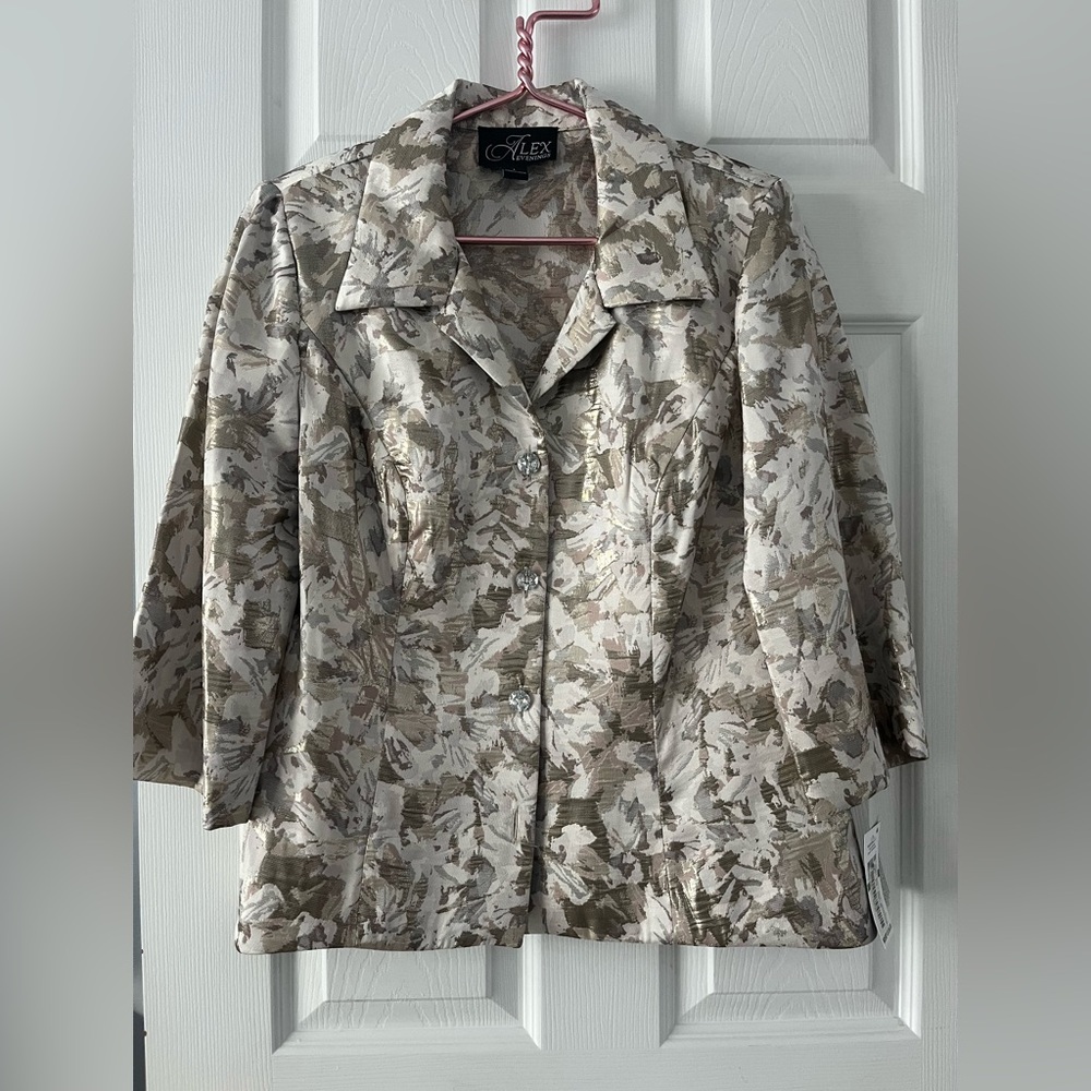 Alex Evenings Champagne Colored Jacket